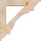 Ekena Millwork Merced Traditional Smooth Bracket w/ Offset Brace, Douglas Fir, 7 1/2"W x 40"D x 40"H BKT0806X40X40MRC01SDF - alternate 4
